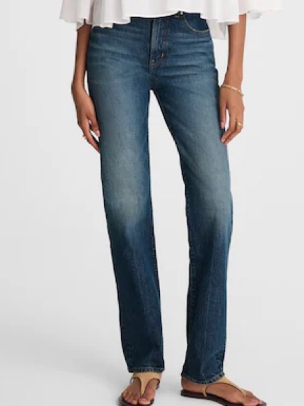 Madewell The Tall Longline Straight Jean size 31 TALL
Greendale Wash